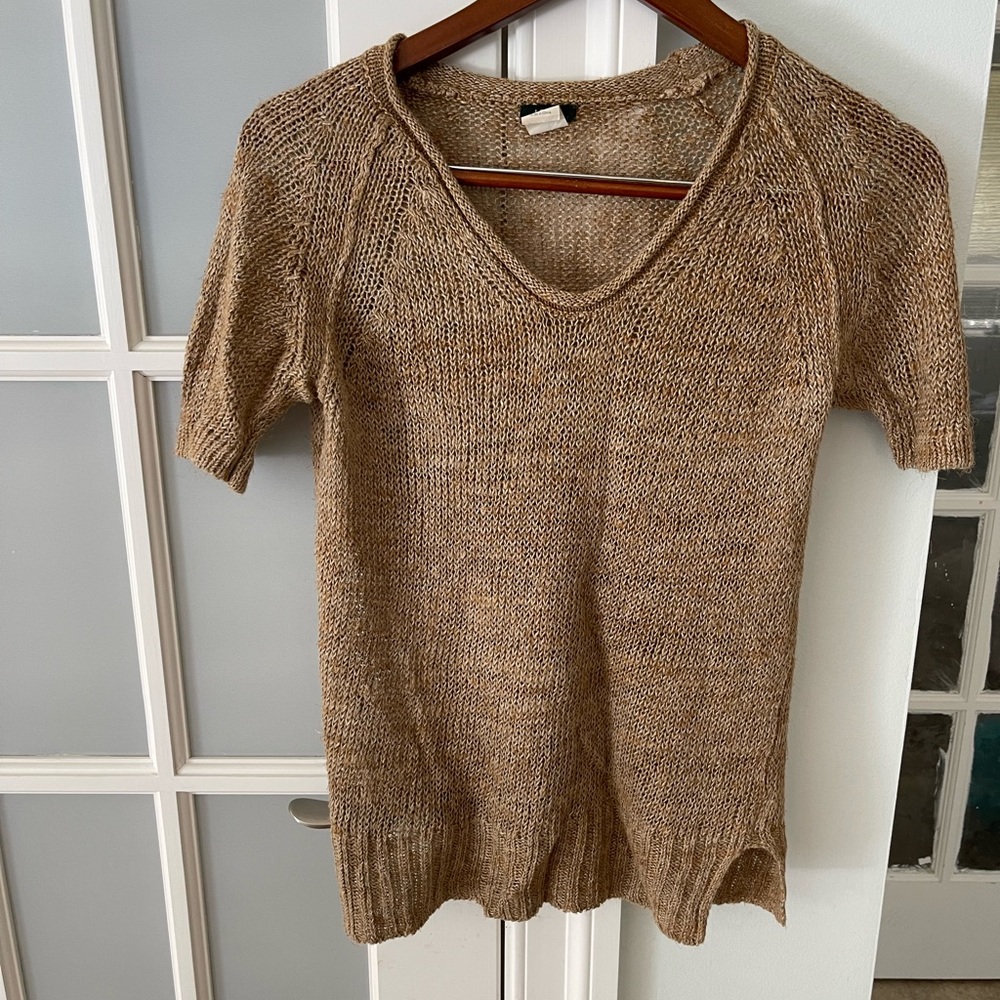 Jcrew burlap style sweater long